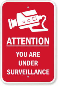 You-Are-Under-Surveillance-Sign-K-7664