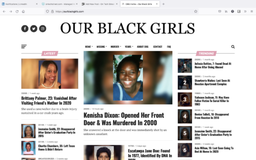 Website Highlights Missing Black Women